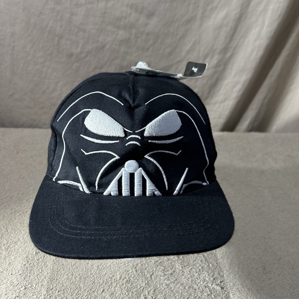 NWT Star Wars Darth Vader Hat Black Snapback Cap Embroidered Lucasfilm Disney